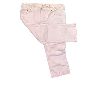 Levi 515’s Light Pink Capris